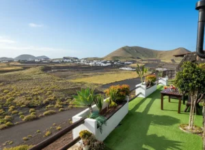 Hotel rural casa con vistas a volcanes en Lanzarote
