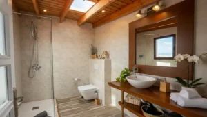 Hotel rural Lanzarote baño Timbayba diseño rustico