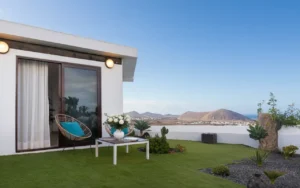 Hotel rural Lanzarote yaiza terraza privada vistas