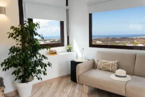 Suite hotel rural con encanto con salon Lanzarote yaiza interior rustico