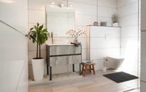 Turismo rural Lanzarote baño habitación doble tamia