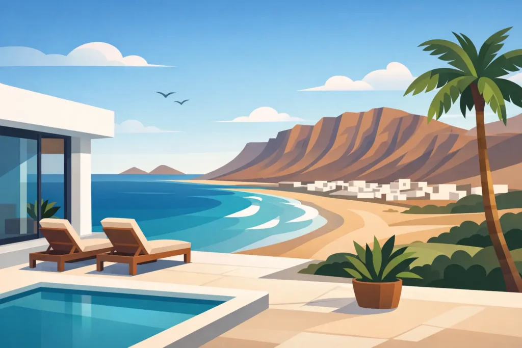 Alojamiento con vistas Famara en Lanzarote