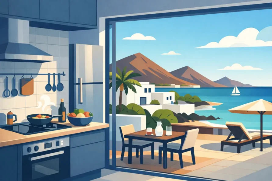 Alojamiento con cocina equipada en Lanzarote