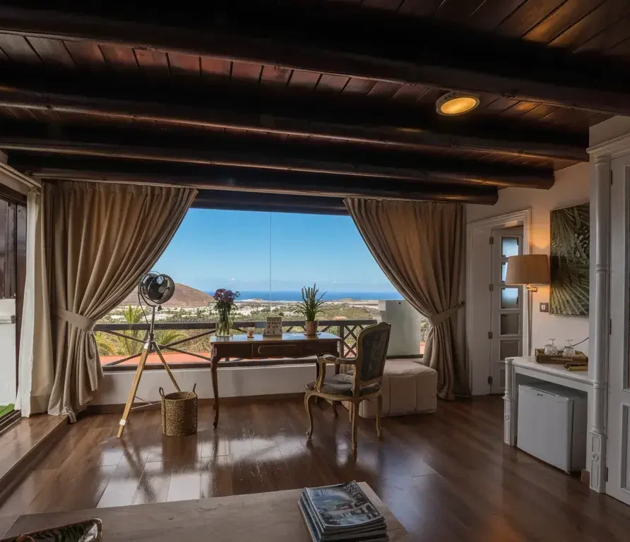 alojamiento hotel rural turismo rural lanzarote timbayba cama