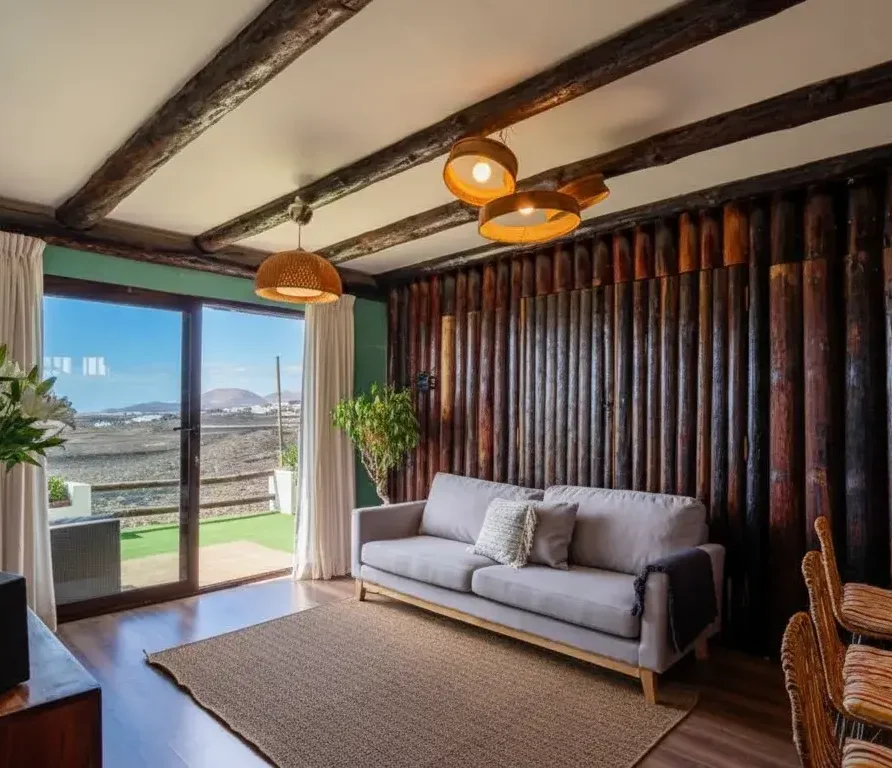 alojamiento turismo rural lanzarote la bodega cocina