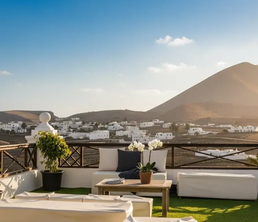 alojamiento vistas volcanes lanzarote mirador de tamia