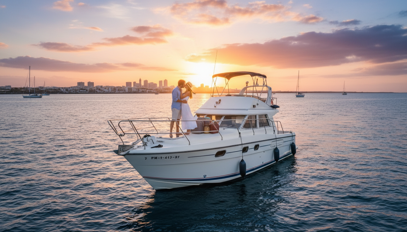 hotel barco yate romántico lanzarote