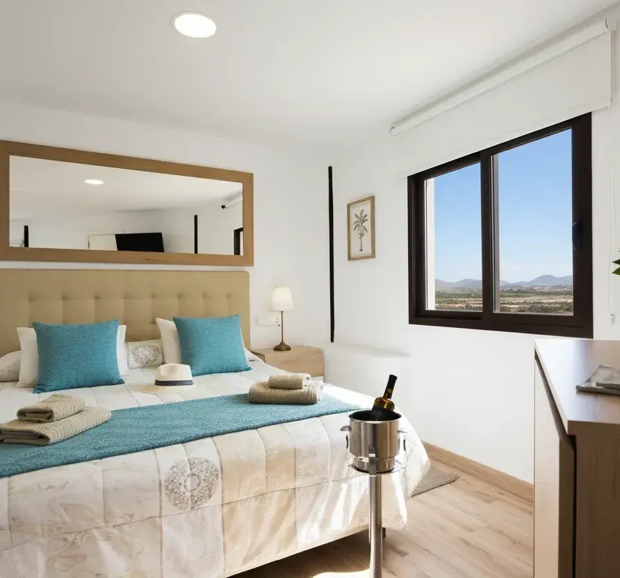 hotel boutique lanzarote yaiza dormitorio doble