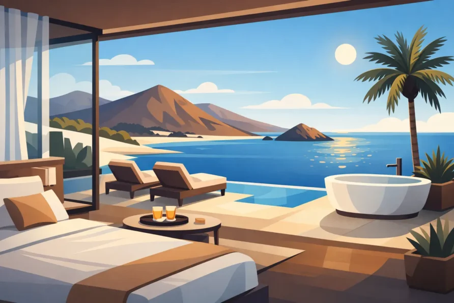 Suite premium Lanzarote con vistas únicas